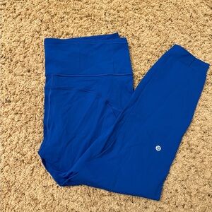Lululemon Blue Fast & Free Leggings